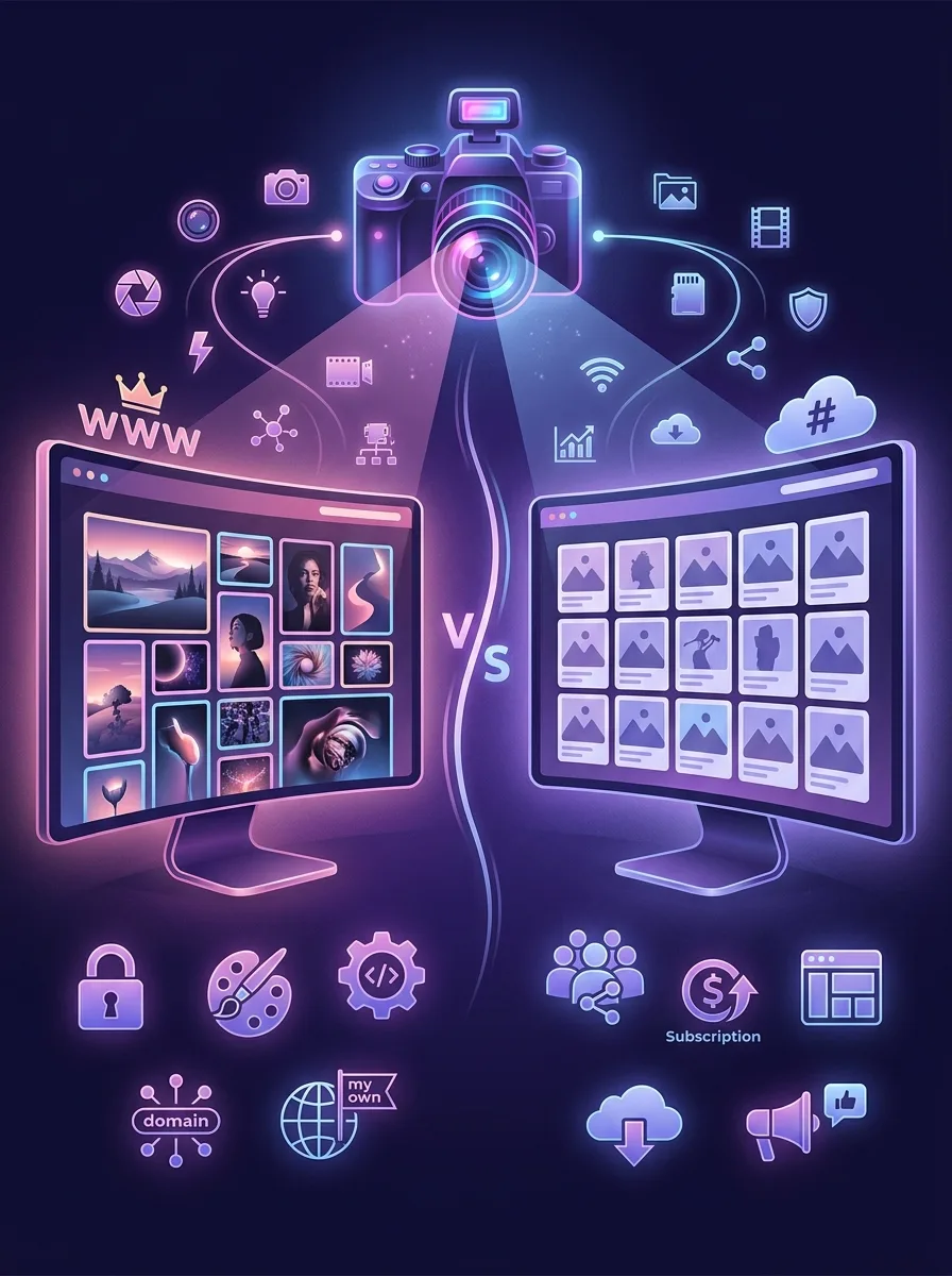 Портфолио фотографа: сайт или Behance — что выбрать
