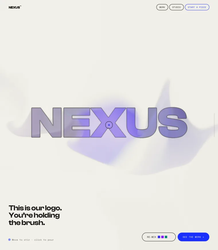 Демо-сайт: студия NEXUS